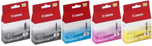Canon Canon Pixma IP5300 OE PGI5B CLI8B CLI8C CLI8M CLI8Y